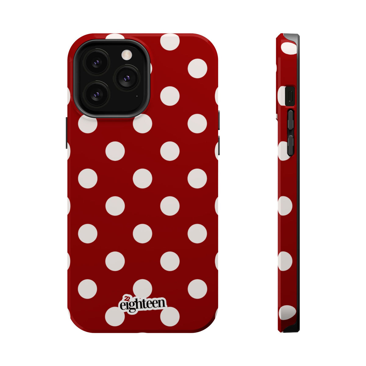Crimson & Cream Dot Theory MagSafe Phone Case