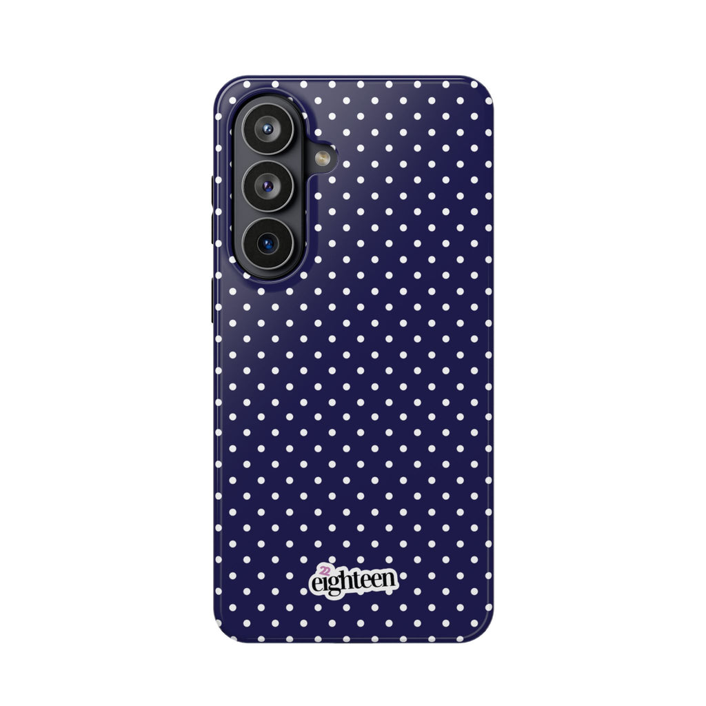 Deep Blue Dotty MagSafe Phone Case