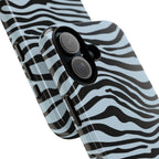Blue Saharan Stripe Tough Phone Case
