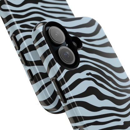 Blue Saharan Stripe Tough Phone Case