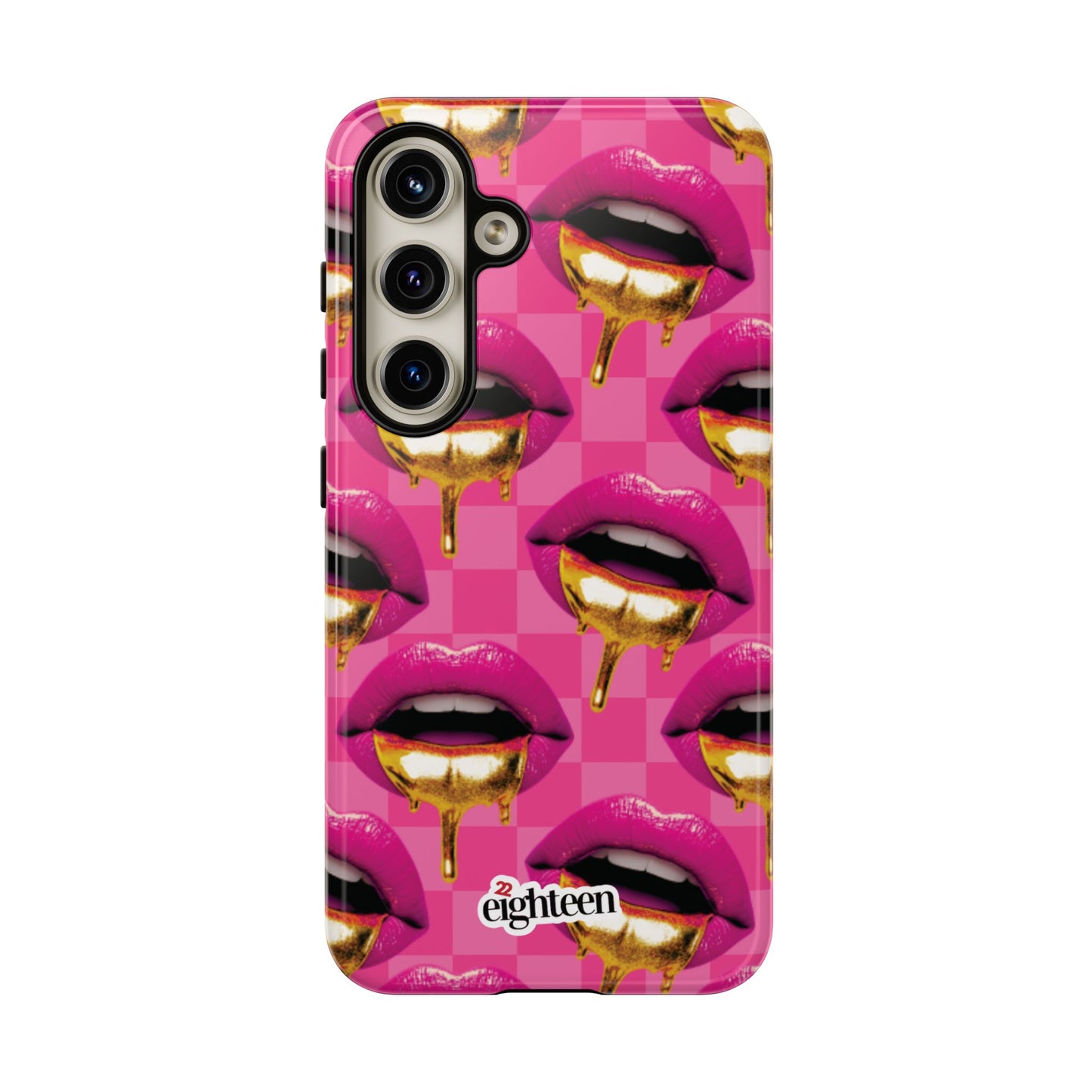 Pink Ms Pouty Tough Phone Case