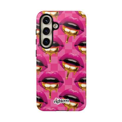 Pink Ms Pouty Tough Phone Case