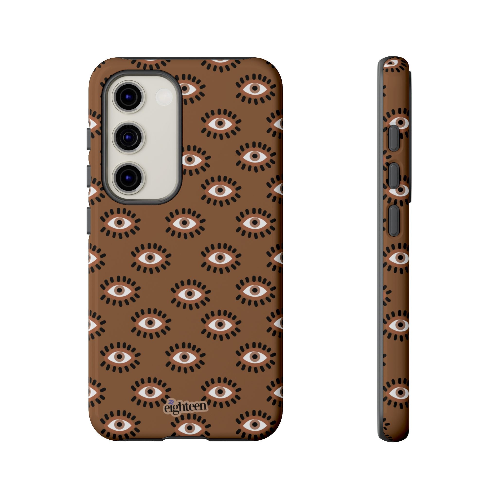 Brown Gaze Tough Phone Case