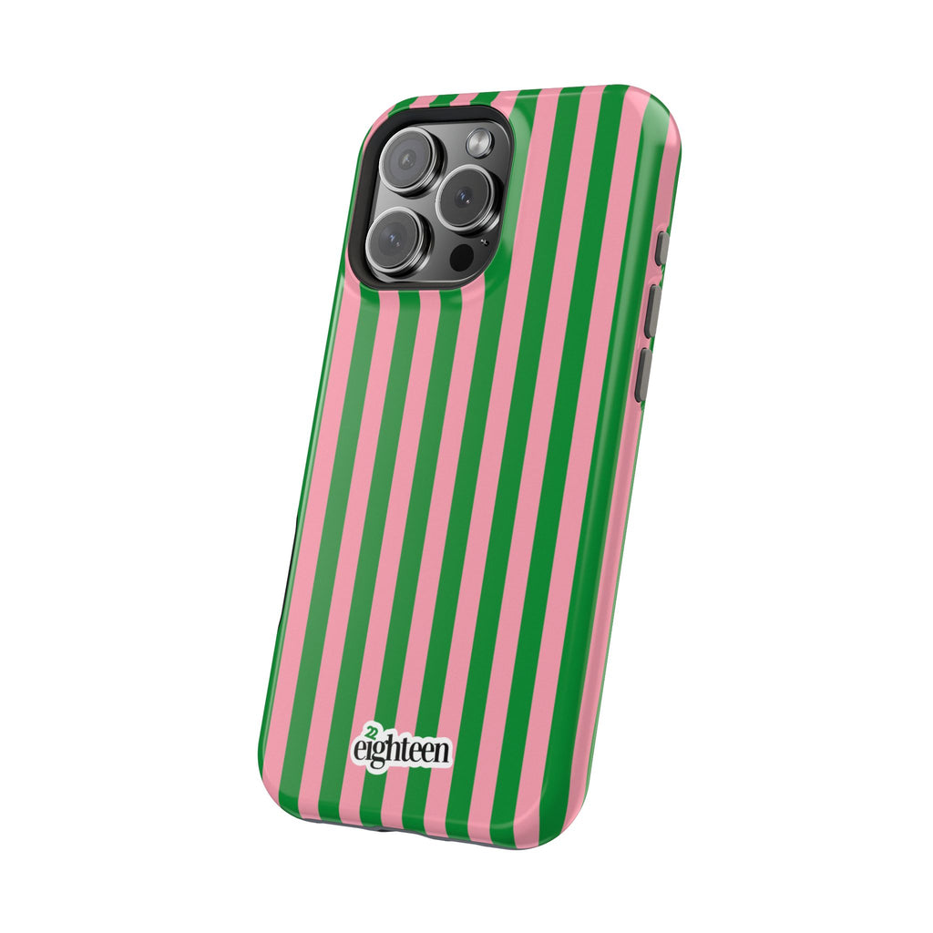 Pink Salmon & Apple Green Baseline MagSafe Phone Case