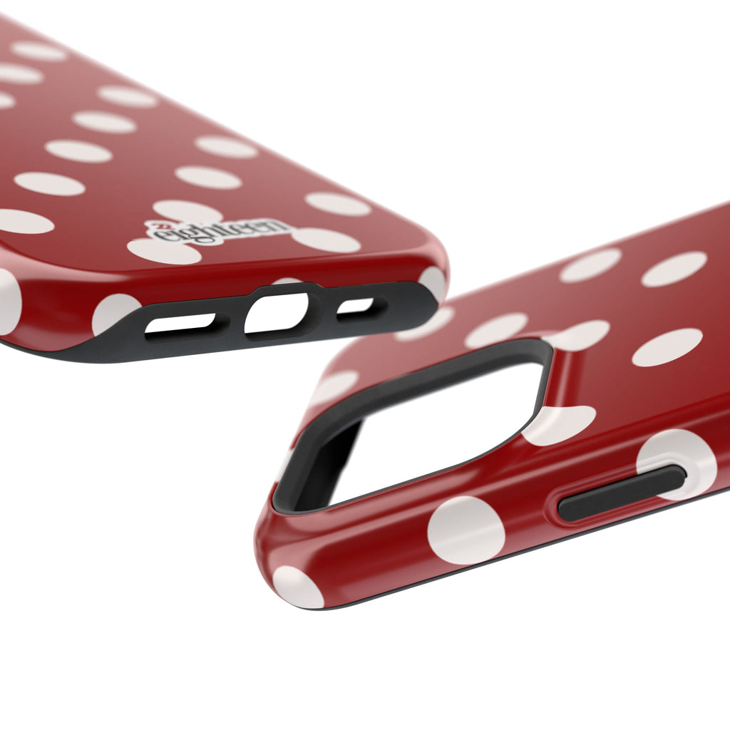 Crimson & Cream Dot Theory MagSafe Tough Case