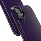 Night Blue & Burgundy Dot Theory MagSafe Phone Case
