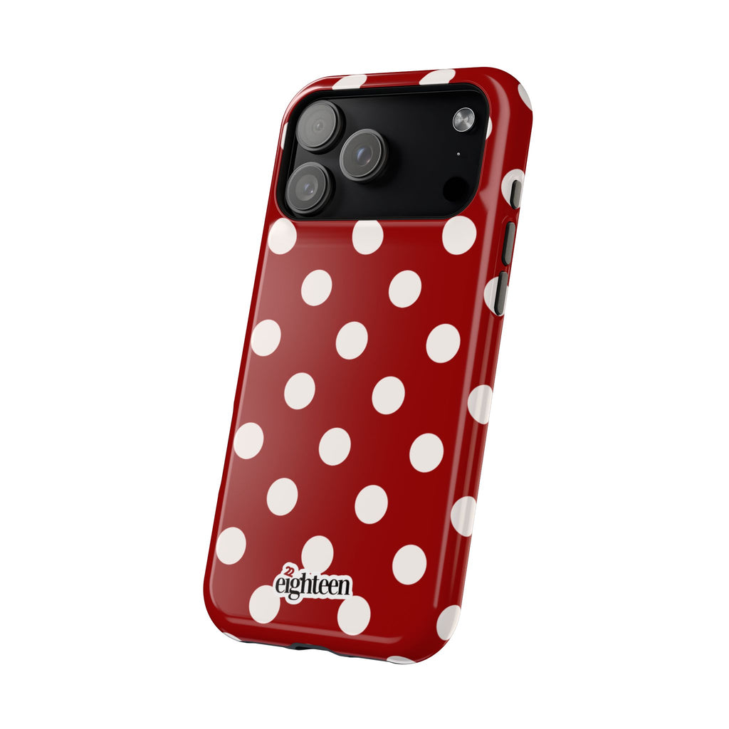 Crimson & Cream Dot Theory MagSafe Phone Case