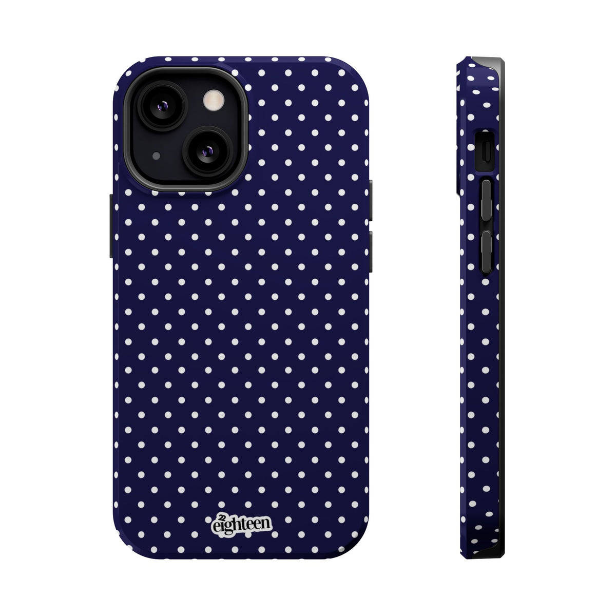 Deep Blue Dotty MagSafe Phone Case