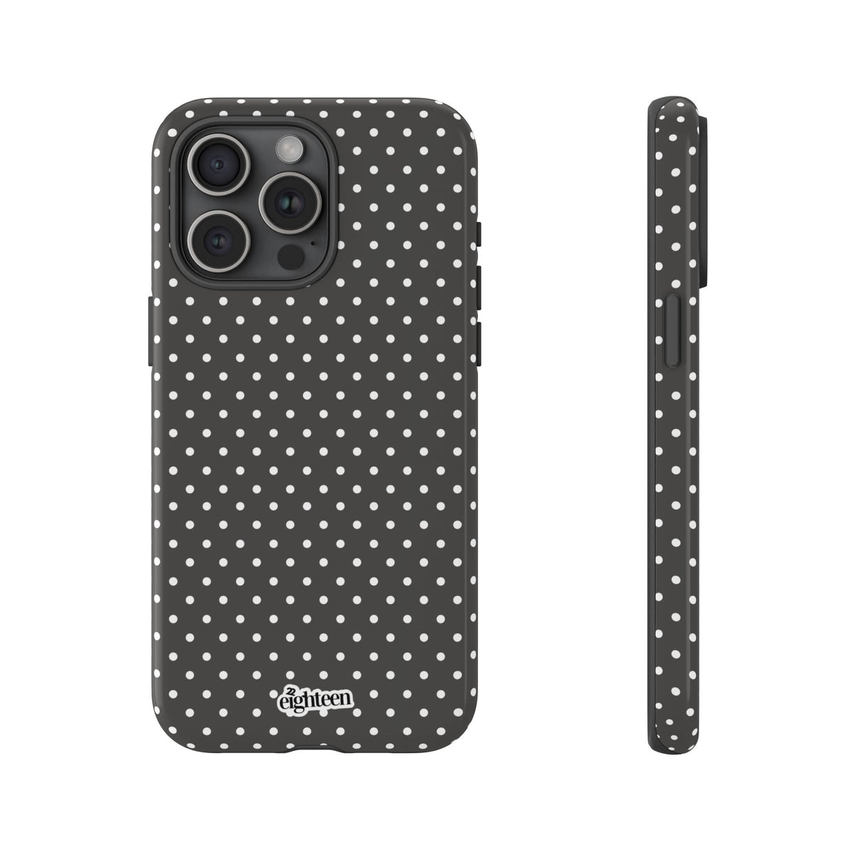 Charcoal Dotty Phone Case