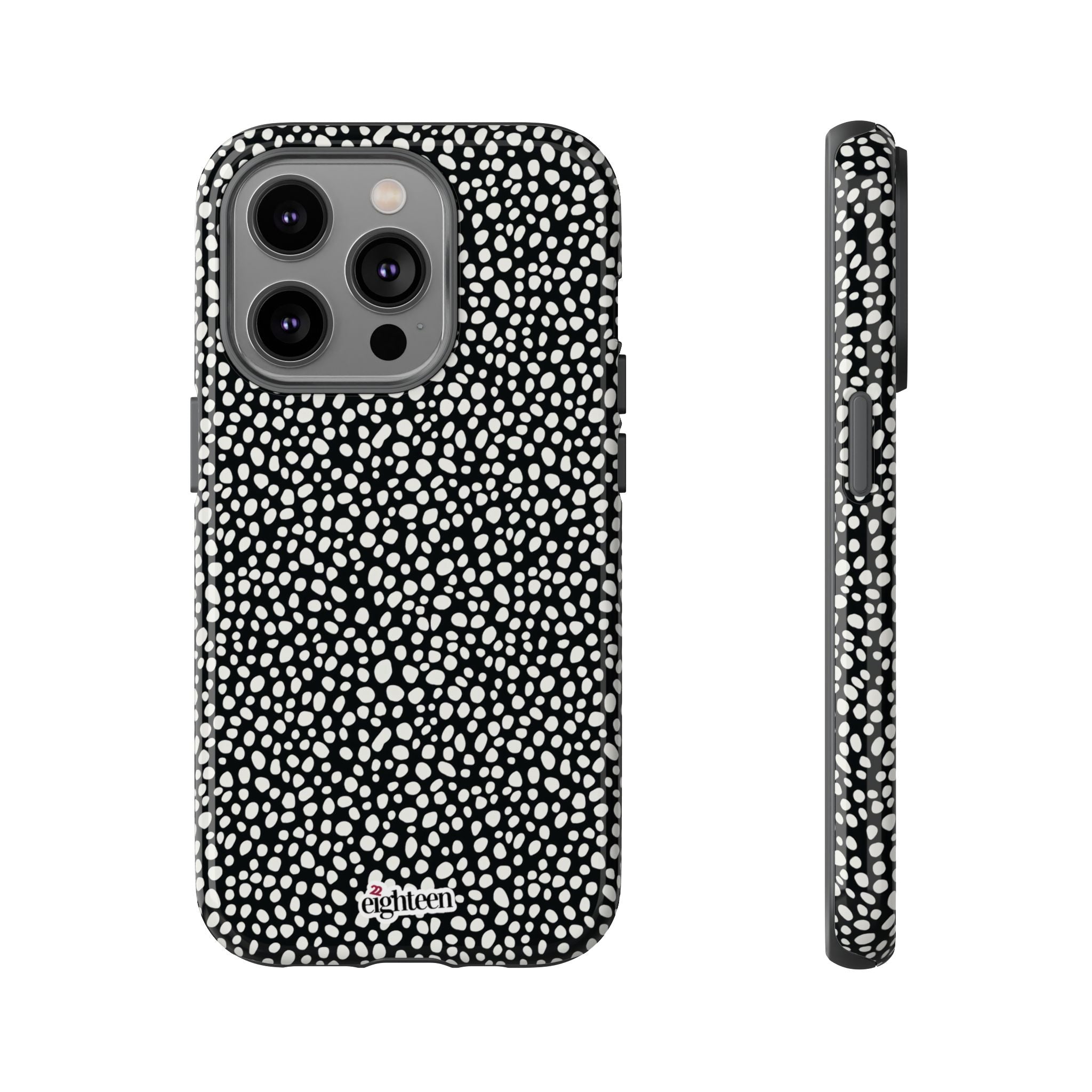 White Noise Tough Phone Case