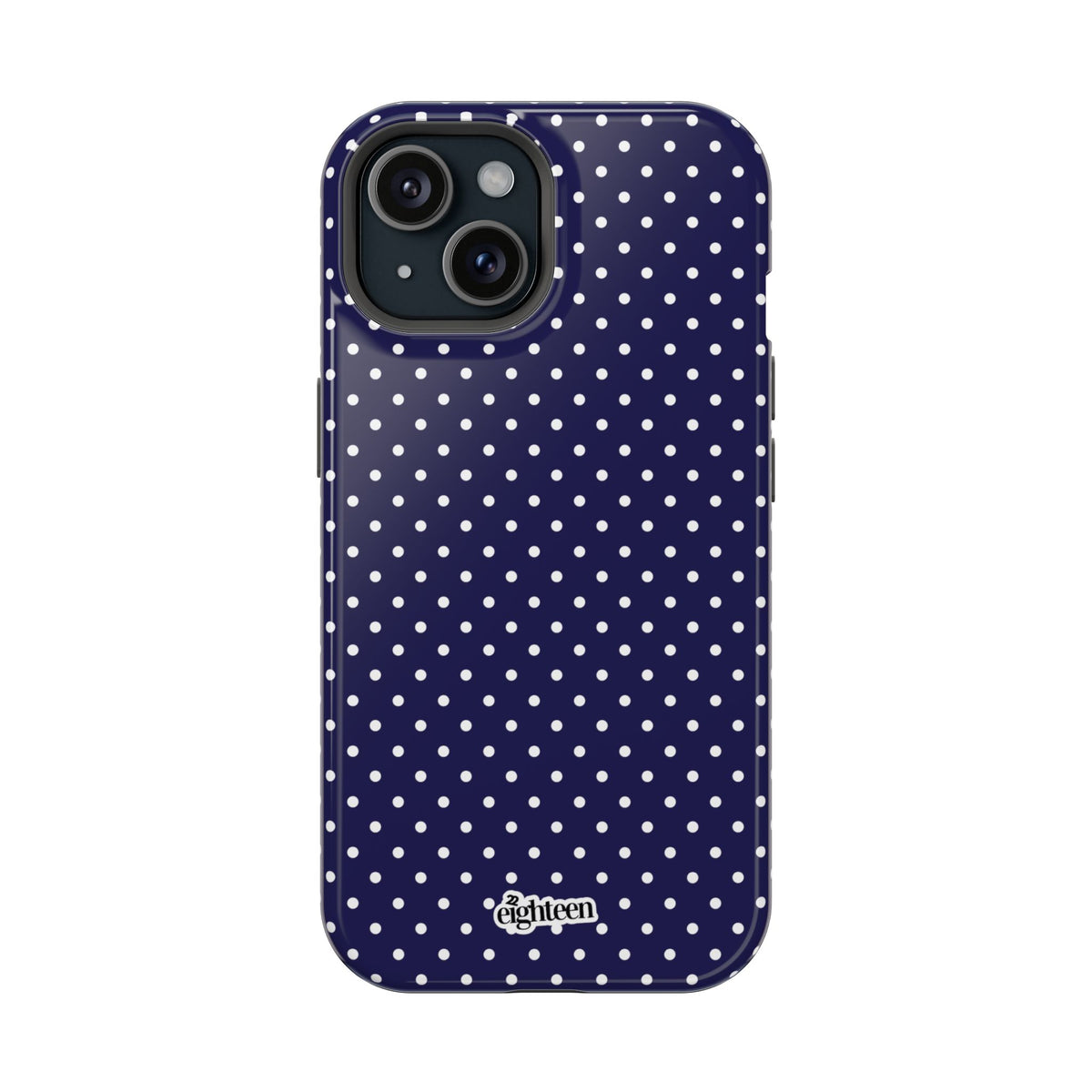 Deep Blue Dotty MagSafe Phone Case