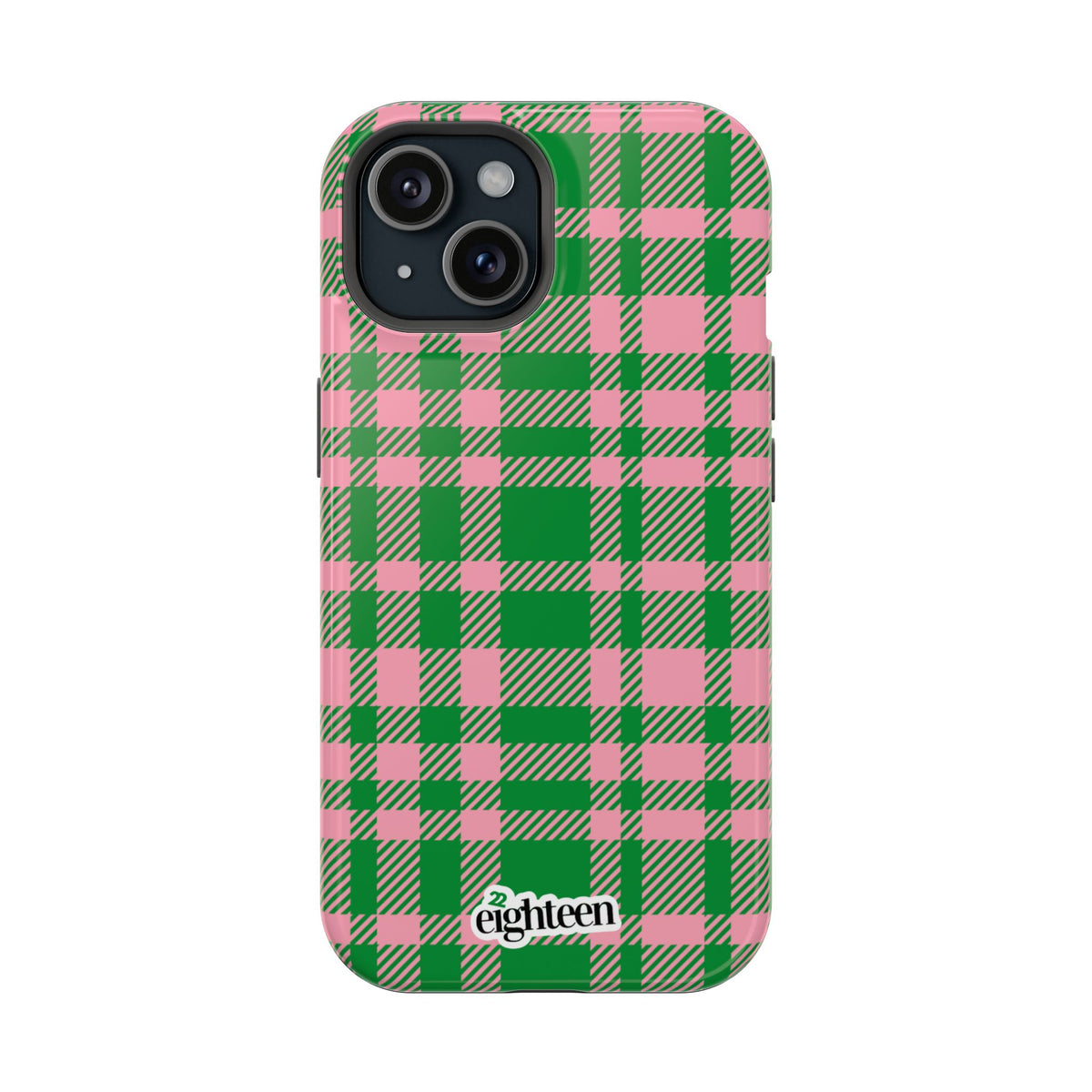 Pink Salmon & Apple Green Interlude MagSafe Phone Case