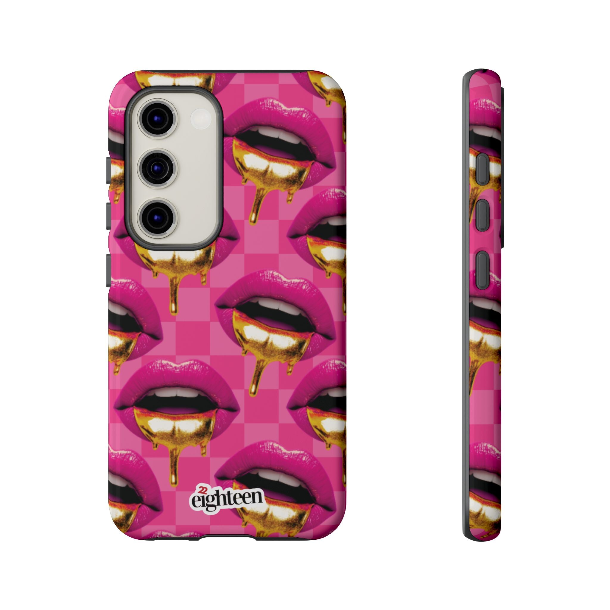 Pink Ms Pouty Tough Phone Case
