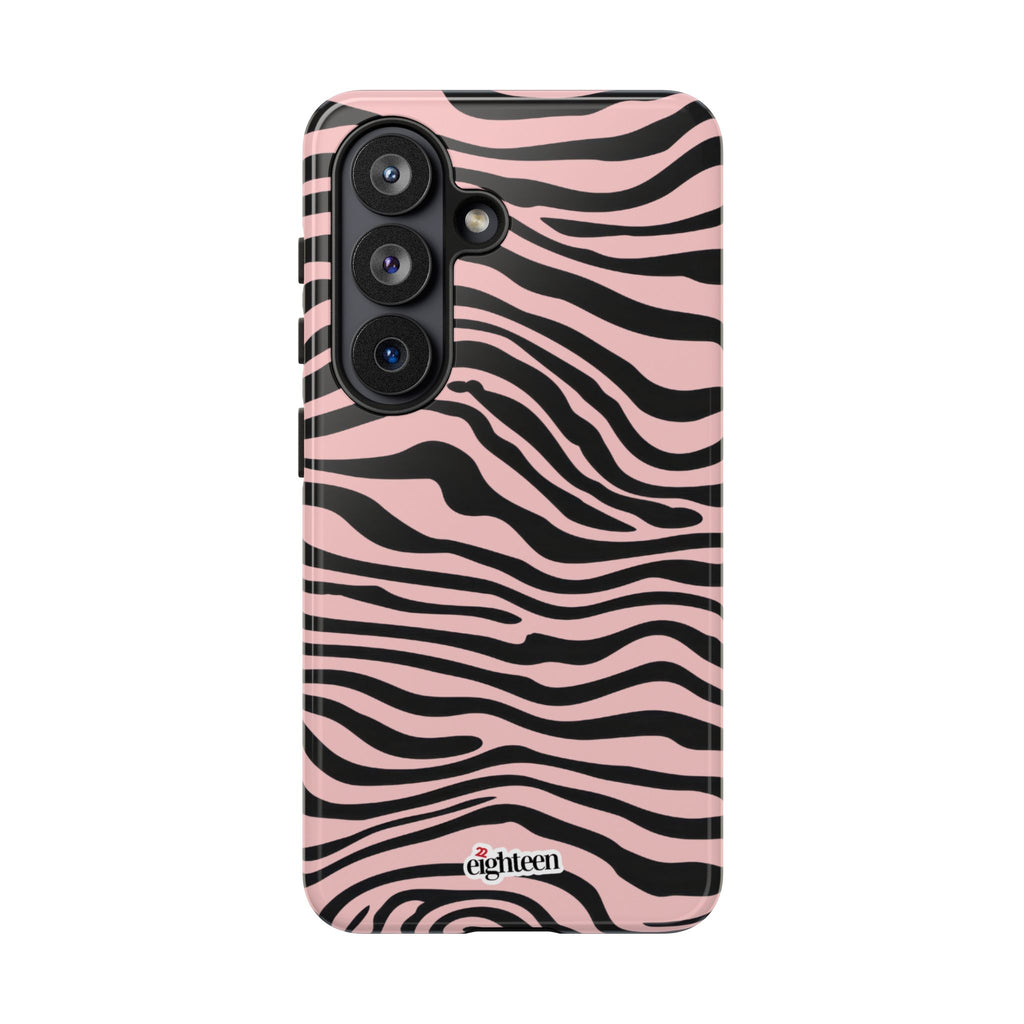 Pink Saharan Stripe Tough Phone Case