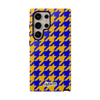 Royal Blue & Gold Staccato Phone Case