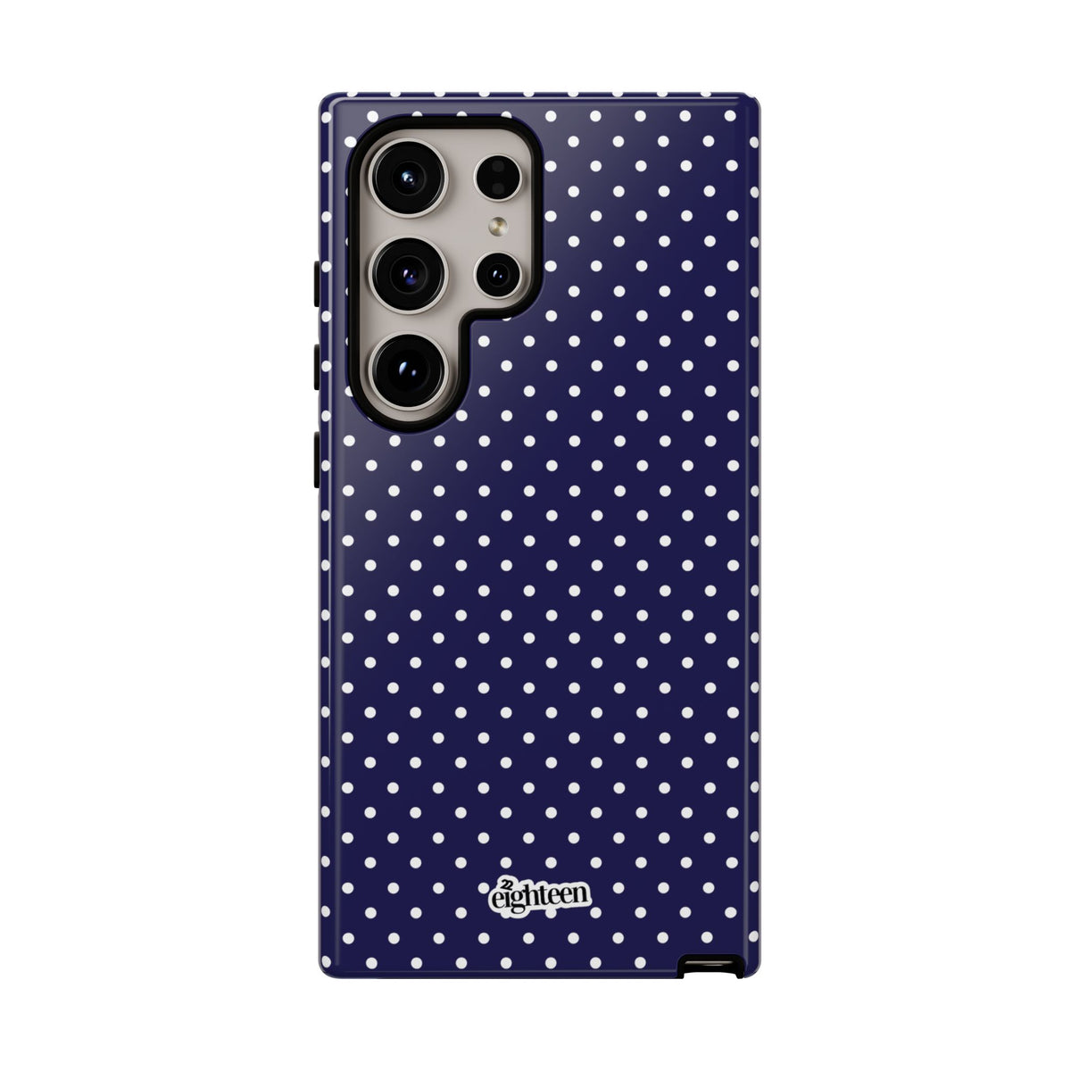 Deep Blue Dotty Phone Case