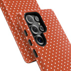 Harvest Orange Dotty Tough Phone Case