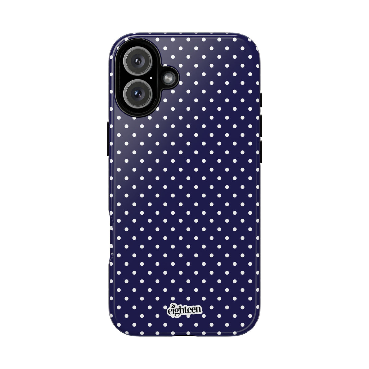 Deep Blue Dotty Phone Case