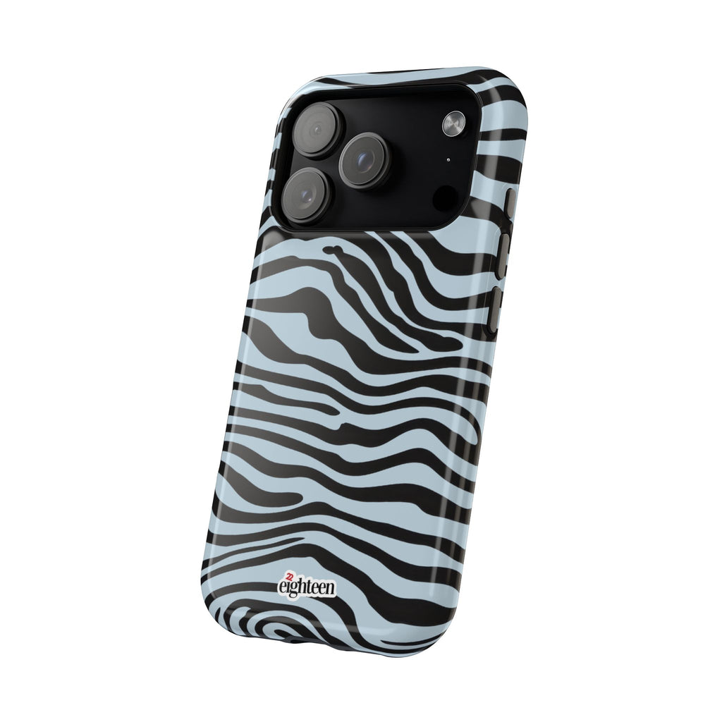 Blue Saharan Stripe MagSafe Phone Case