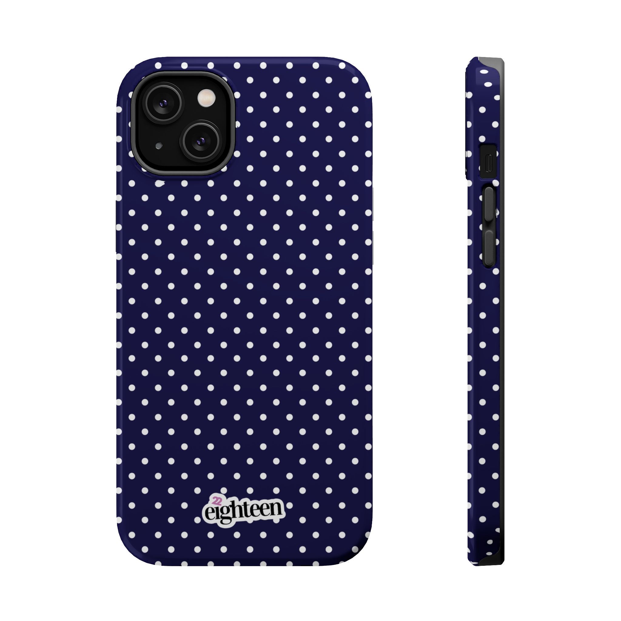 Deep Blue Dotty MagSafe Tough Case