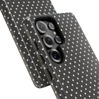 Charcoal Dotty Tough Phone Case