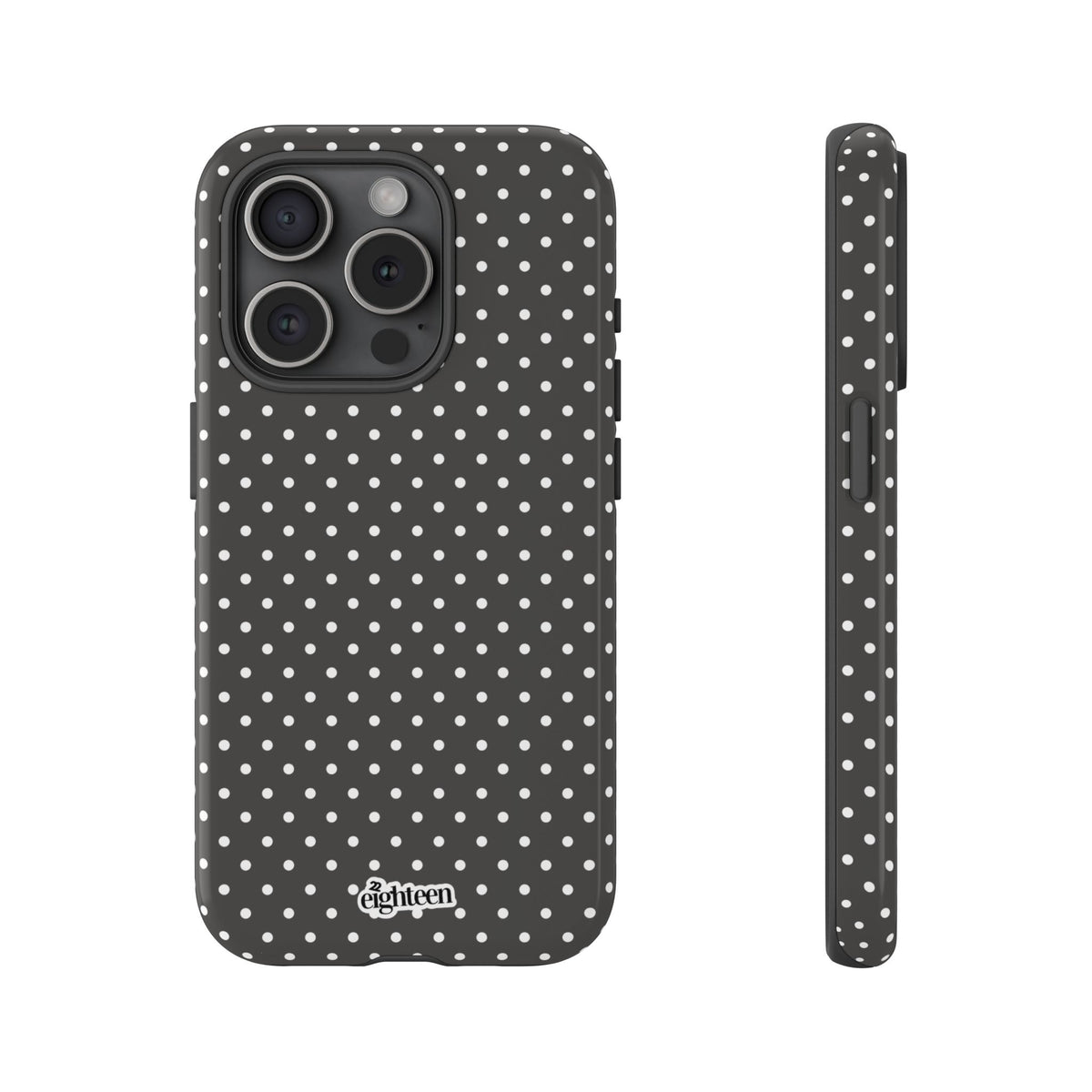 Charcoal Dotty Phone Case