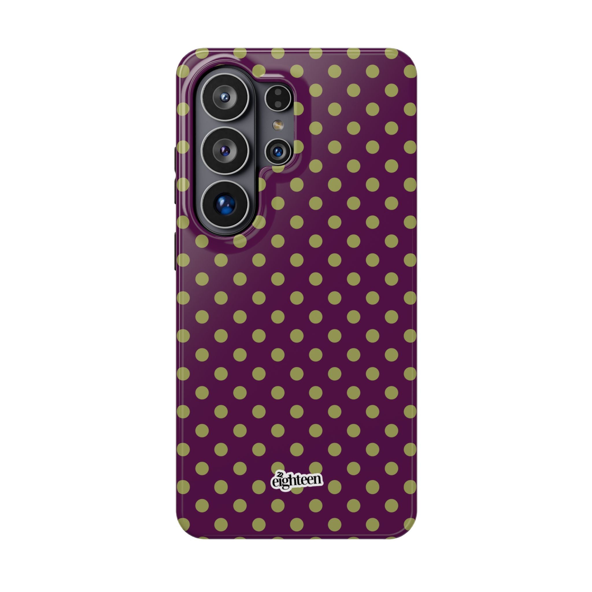 Deep Burgundy & Acacia Dot Theory MagSafe Phone Case