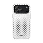 White Dotty MagSafe Phone Case
