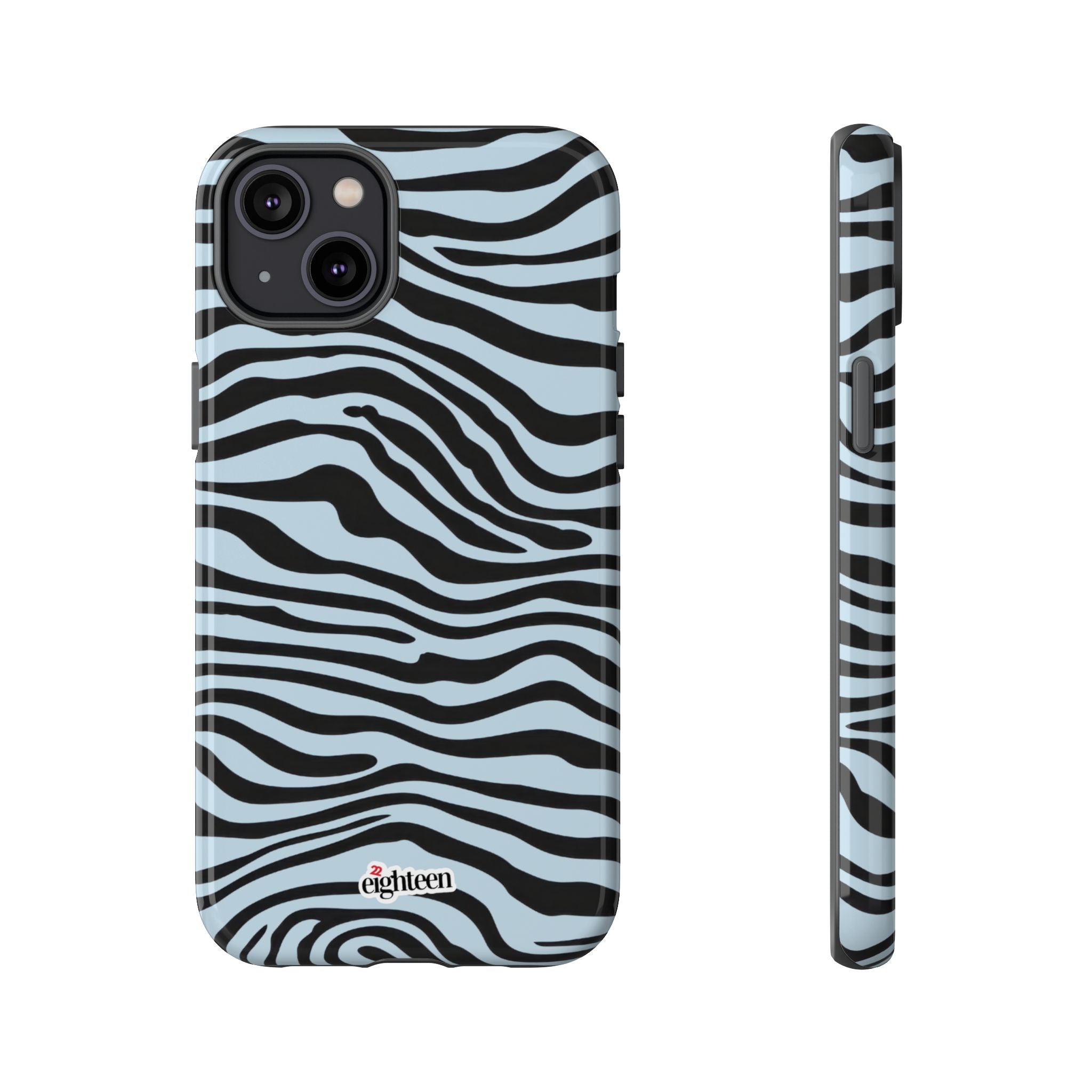 Blue Saharan Stripe Tough Phone Case
