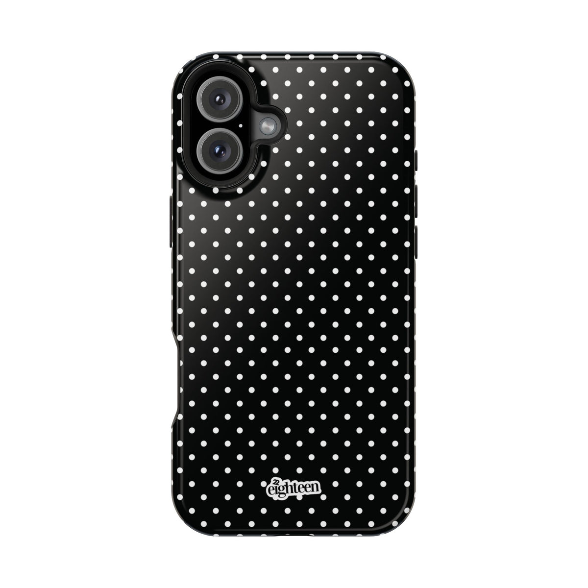 Black Dotty MagSafe Phone Case