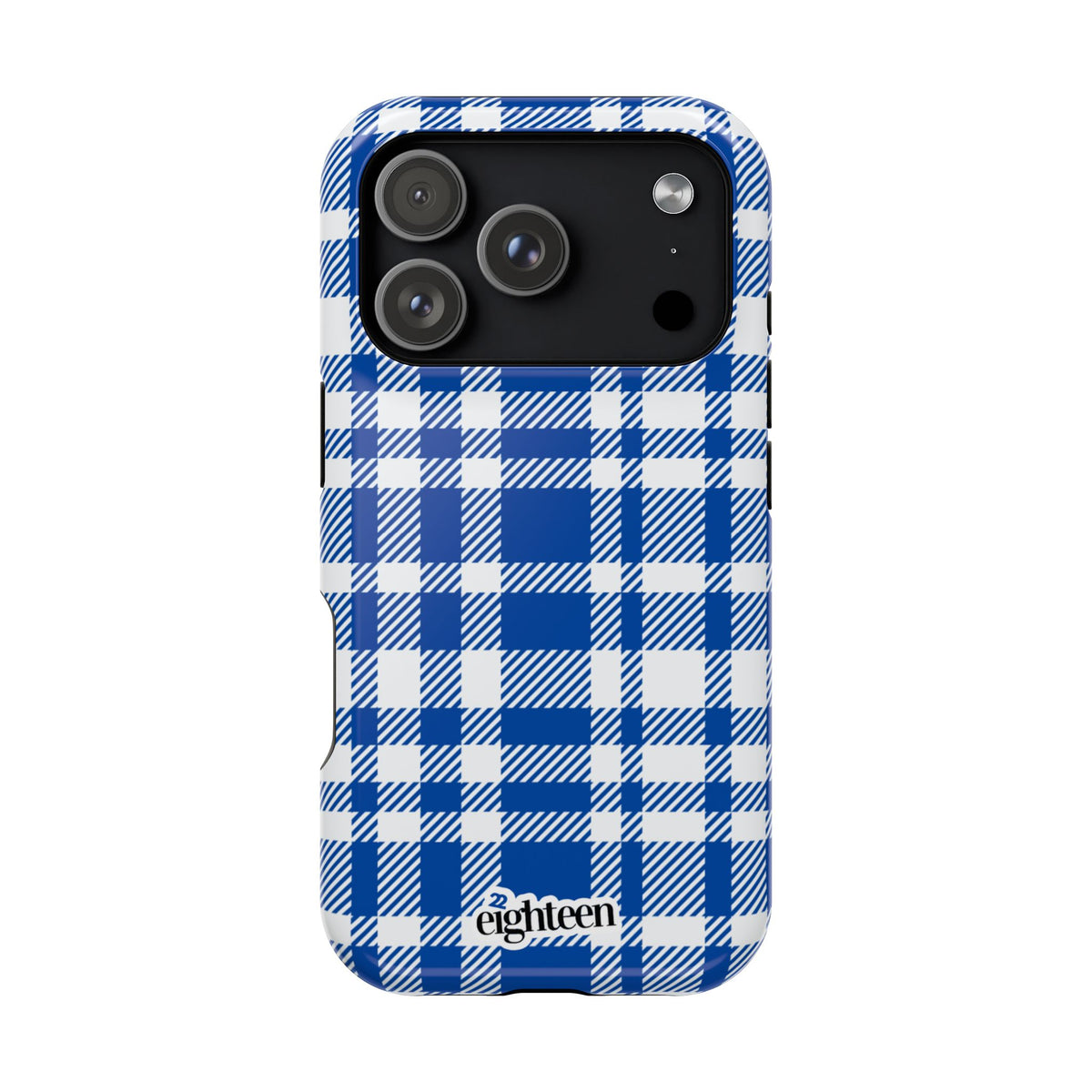 Royal Blue & White Interlude MagSafe Phone Case