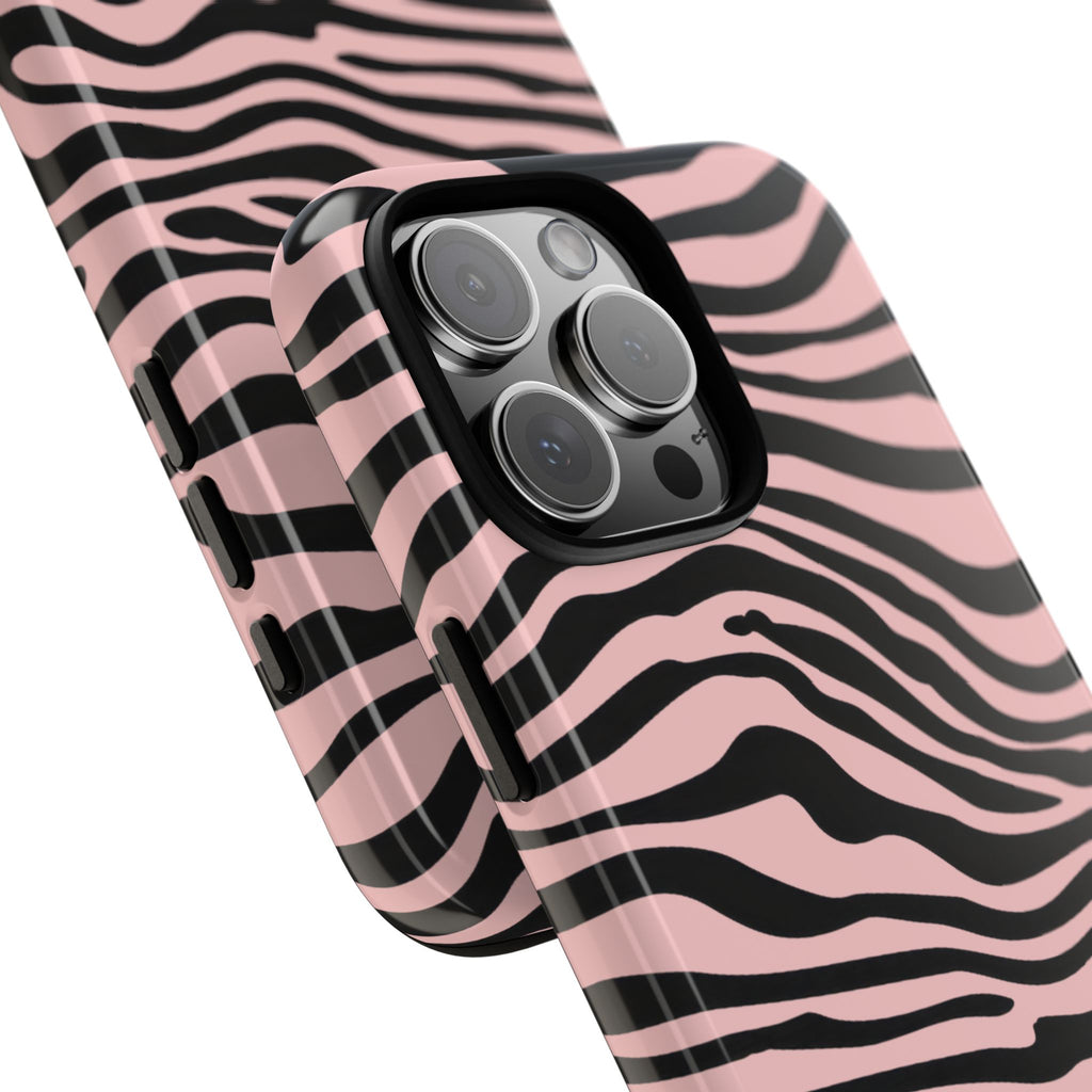 Pink Saharan Stripe Tough Phone Case