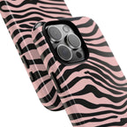 Pink Saharan Stripe Tough Phone Case
