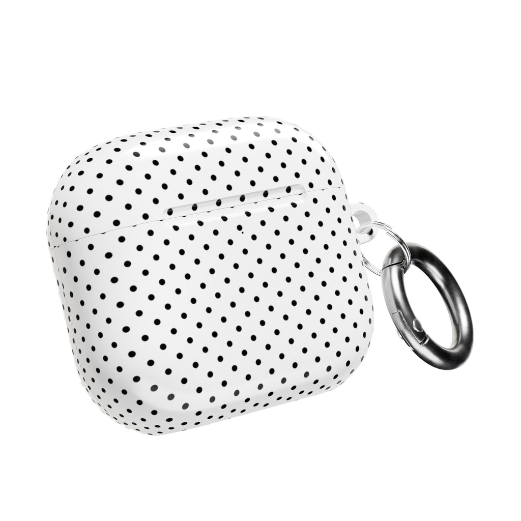 White Dotty AirPods Case