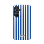 Royal Blue & White Baseline MagSafe Phone Case