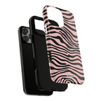 Pink Saharan Stripe Tough Phone Case