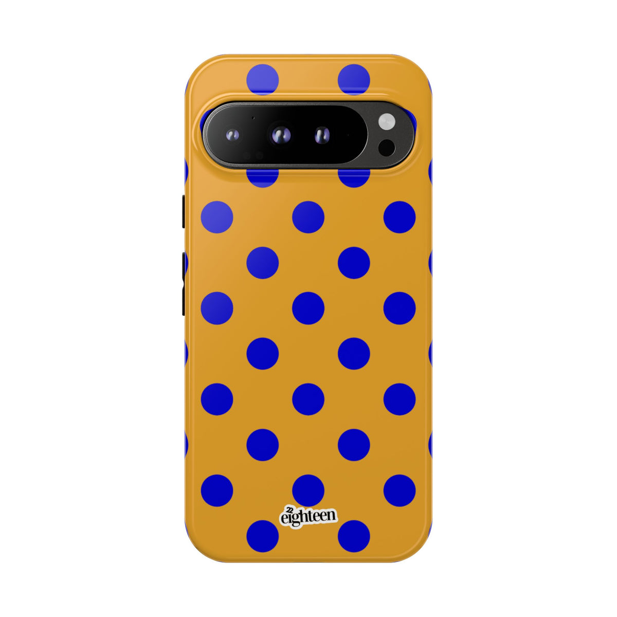 Royal Blue & Gold Dot Theory Phone Case