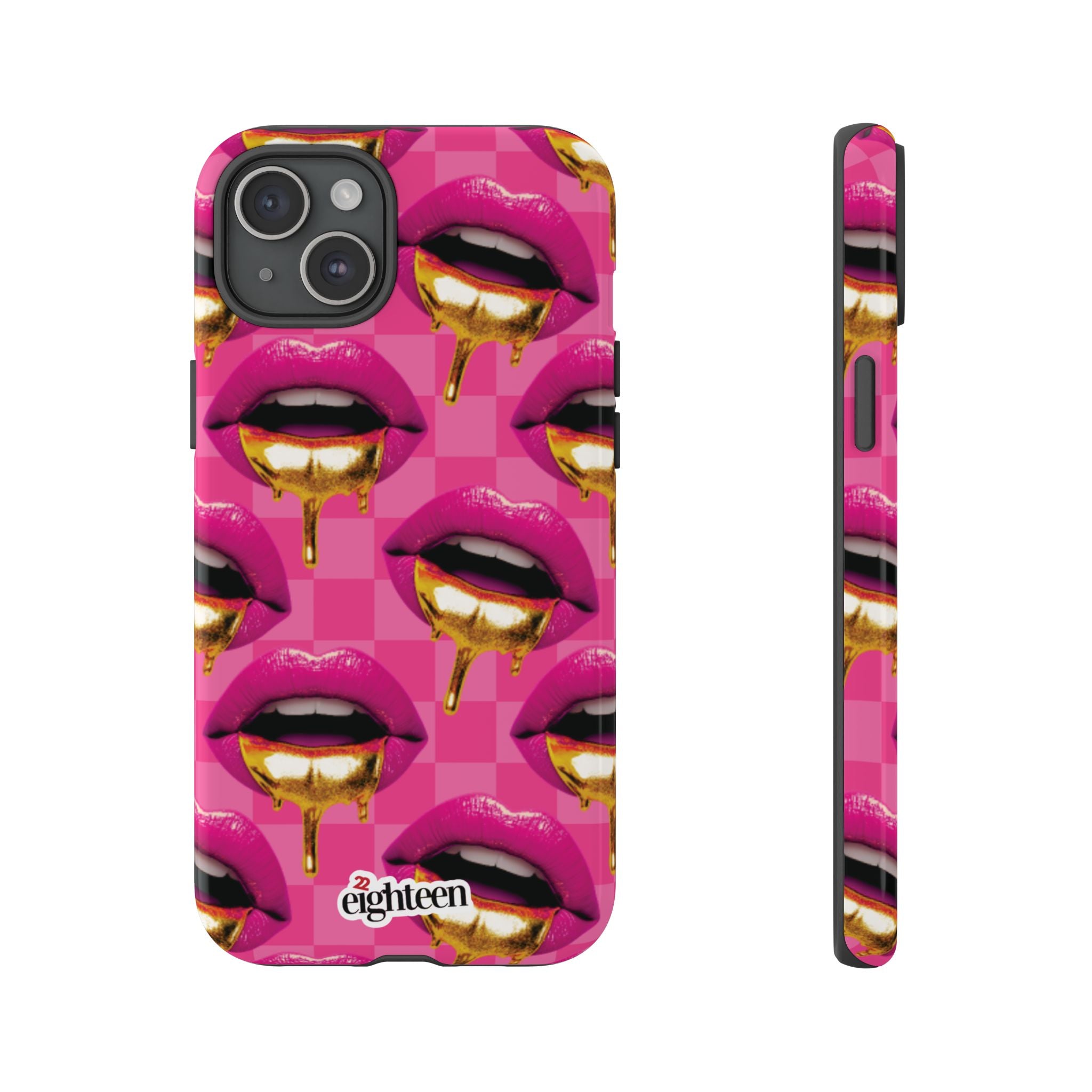 Pink Ms Pouty Tough Phone Case