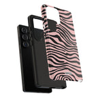 Pink Saharan Stripe Tough Phone Case