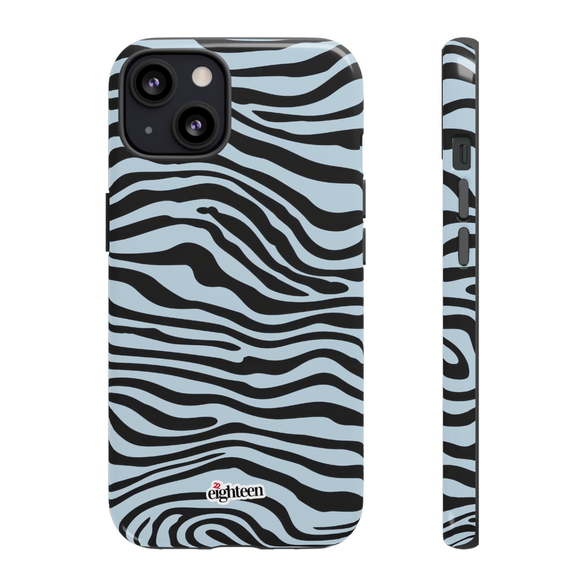 Blue Saharan Stripe Tough Phone Case