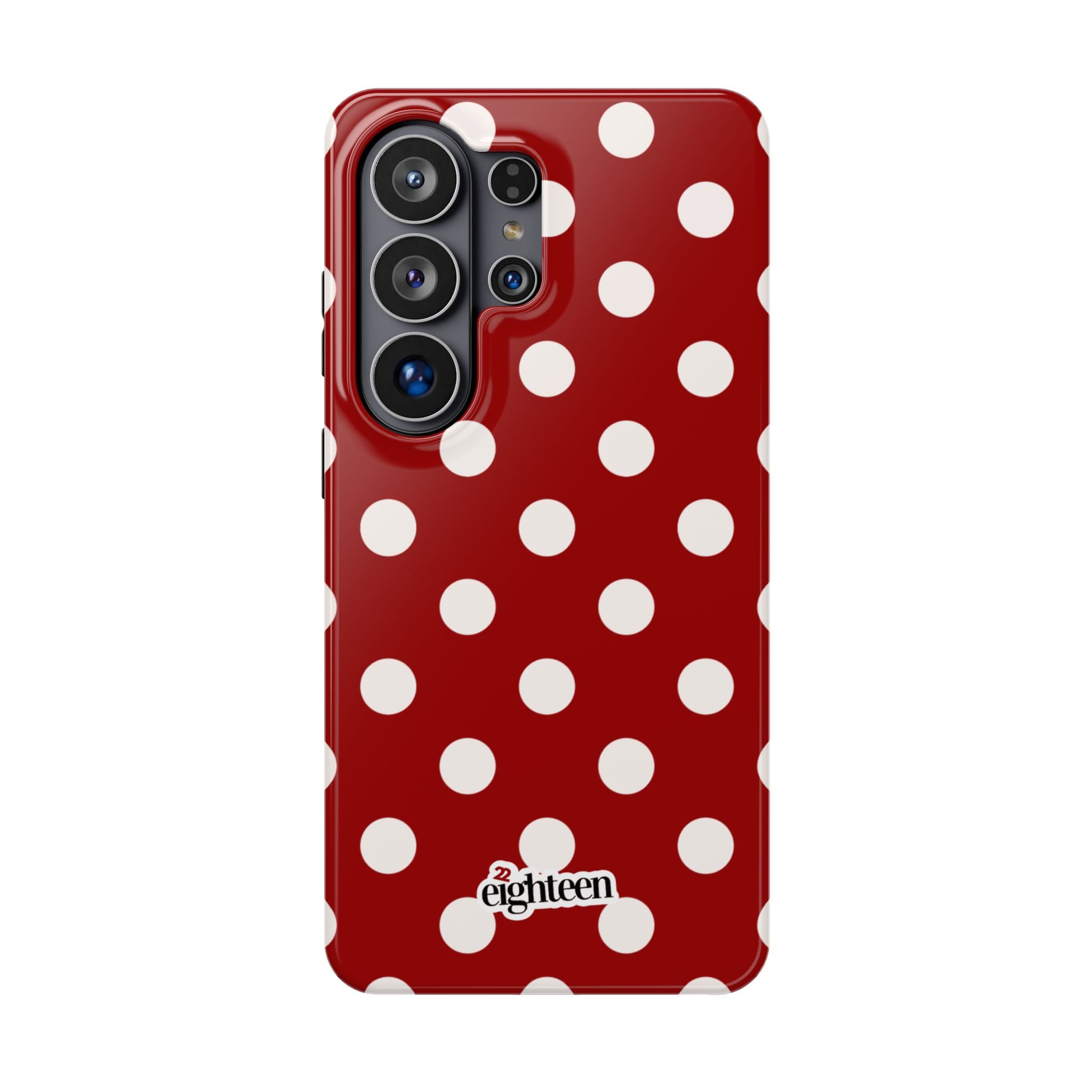 Crimson & Cream Dot Theory MagSafe Tough Case