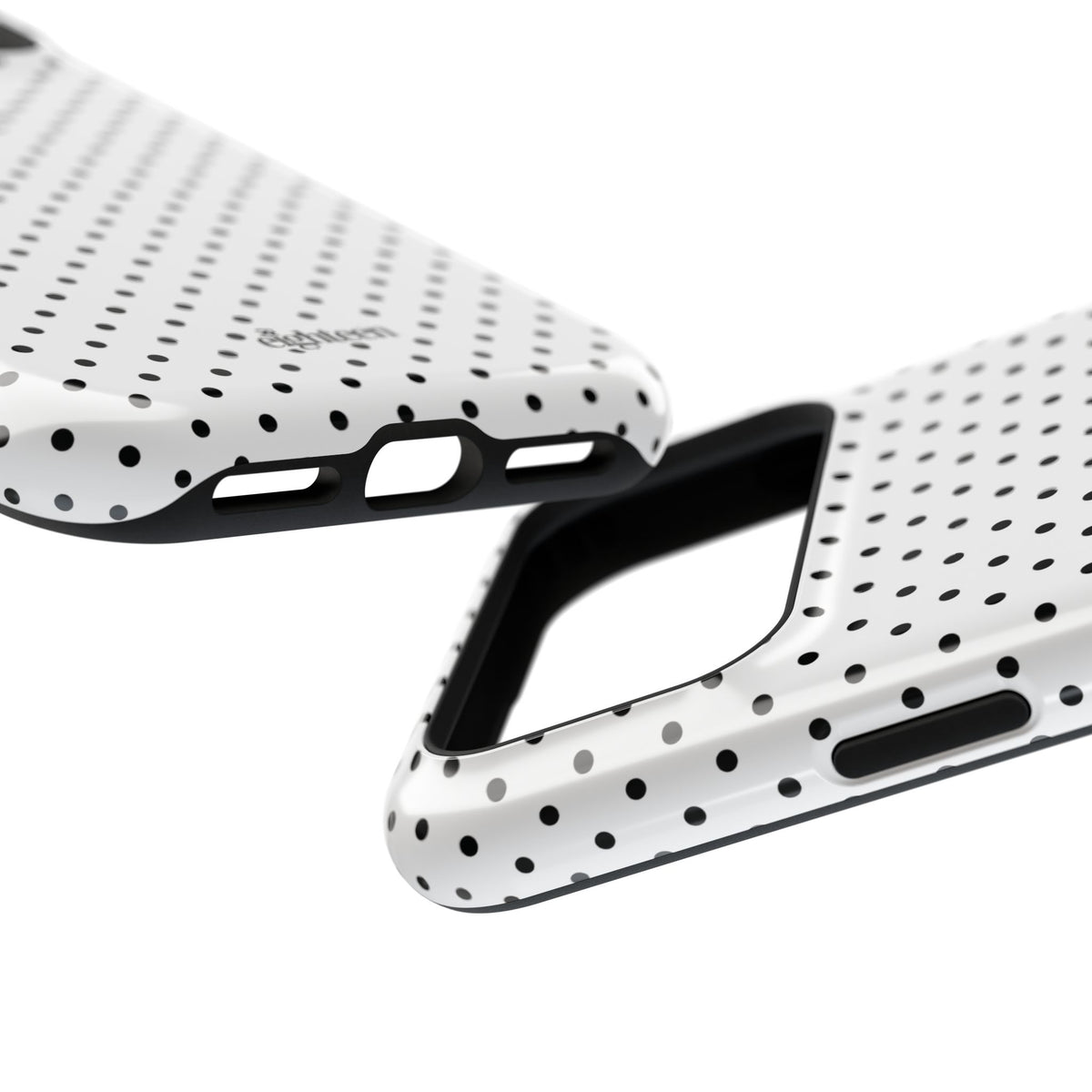 White Dotty MagSafe Phone Case