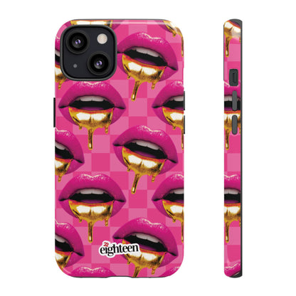 Pink Ms Pouty Tough Phone Case