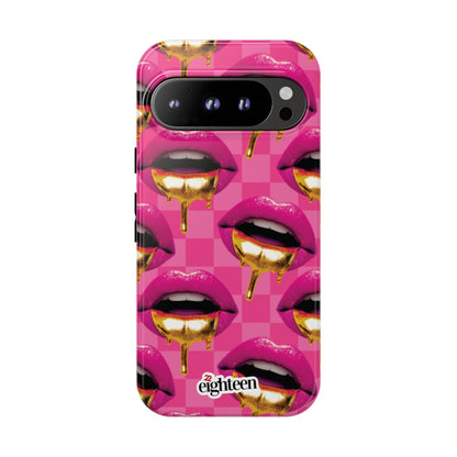 Pink Ms Pouty Tough Phone Case