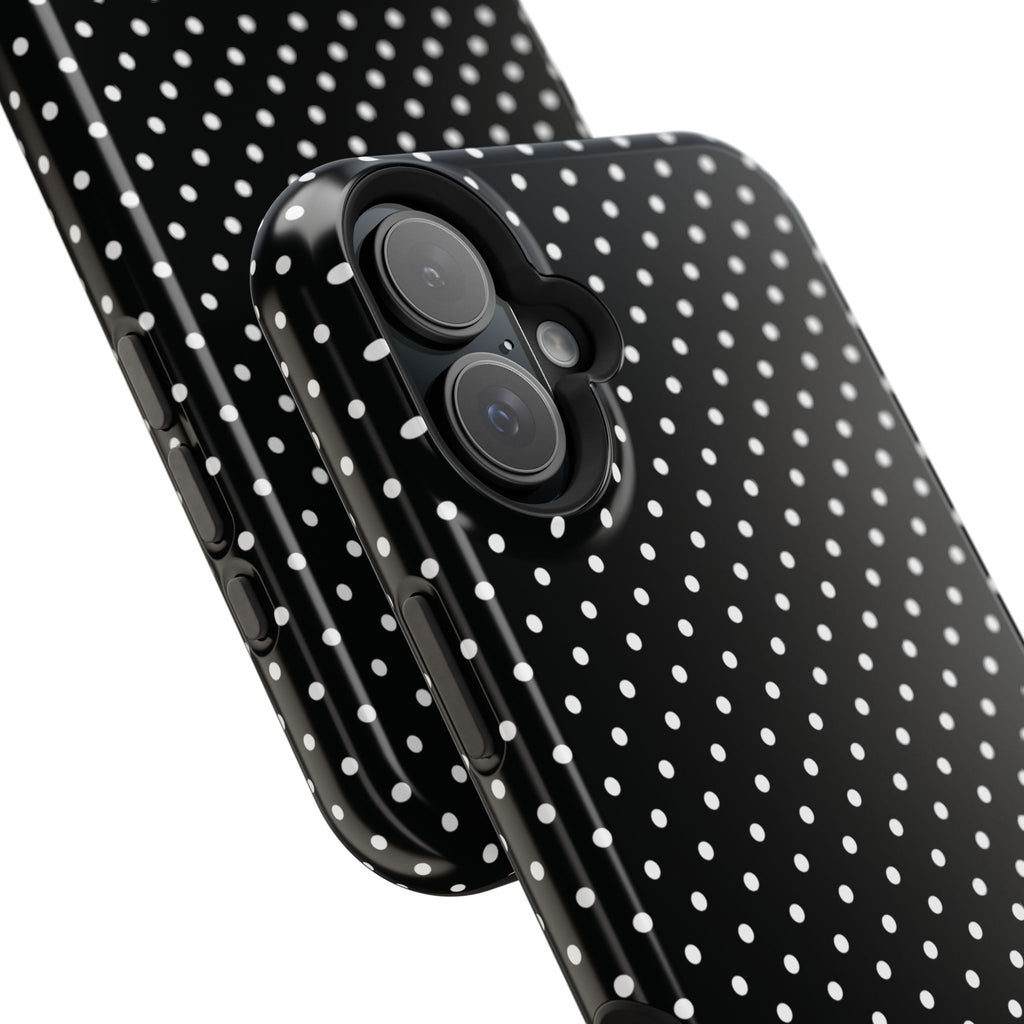 Black Dotty MagSafe Phone Case