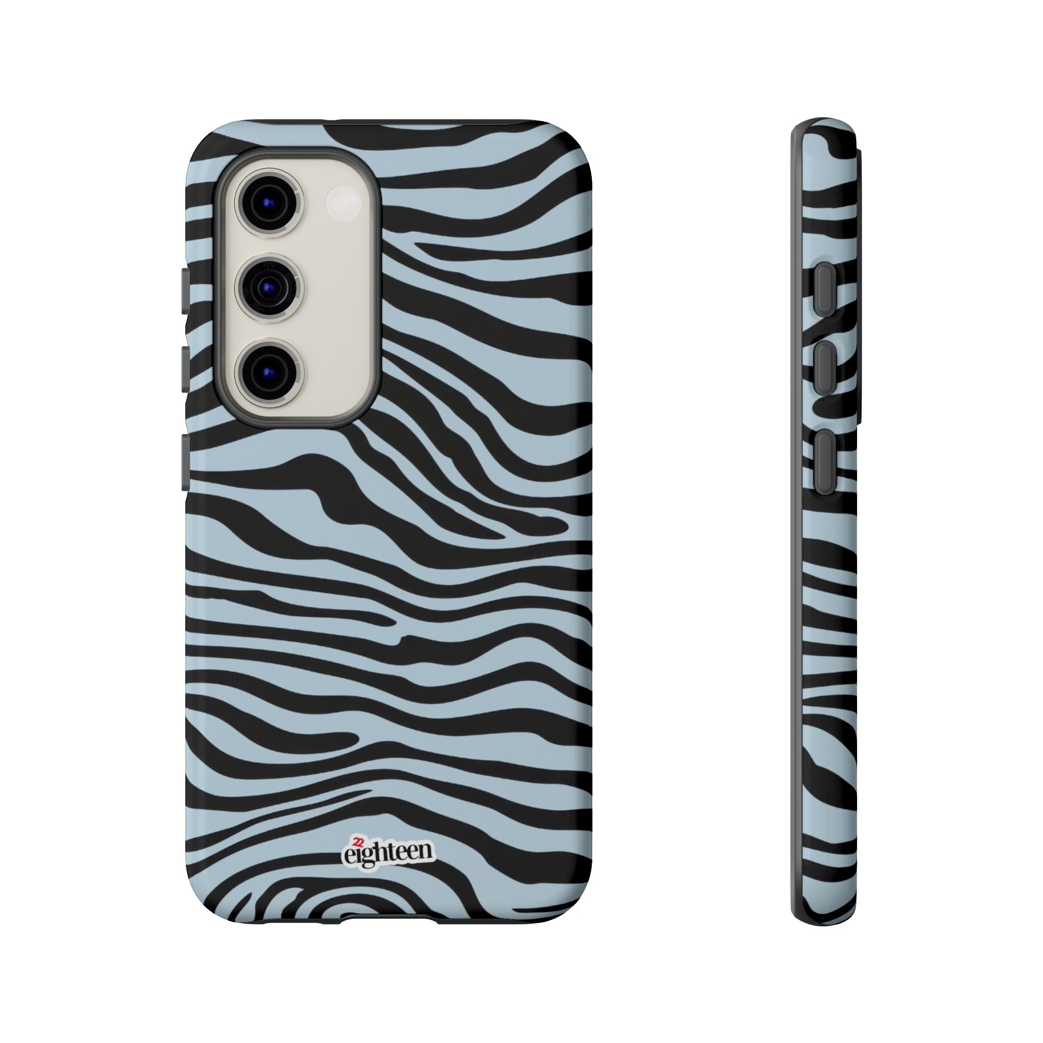 Blue Saharan Stripe Tough Phone Case