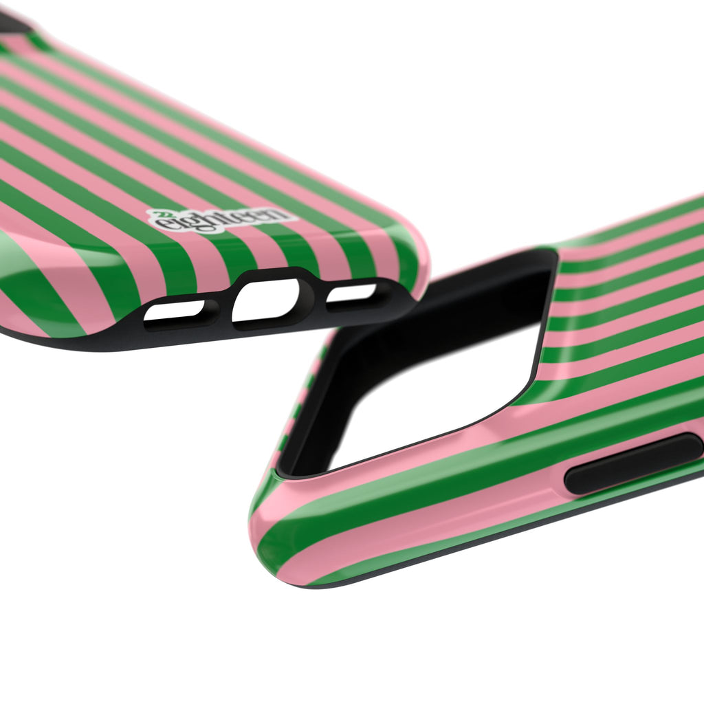 Pink Salmon & Apple Green Baseline MagSafe Phone Case