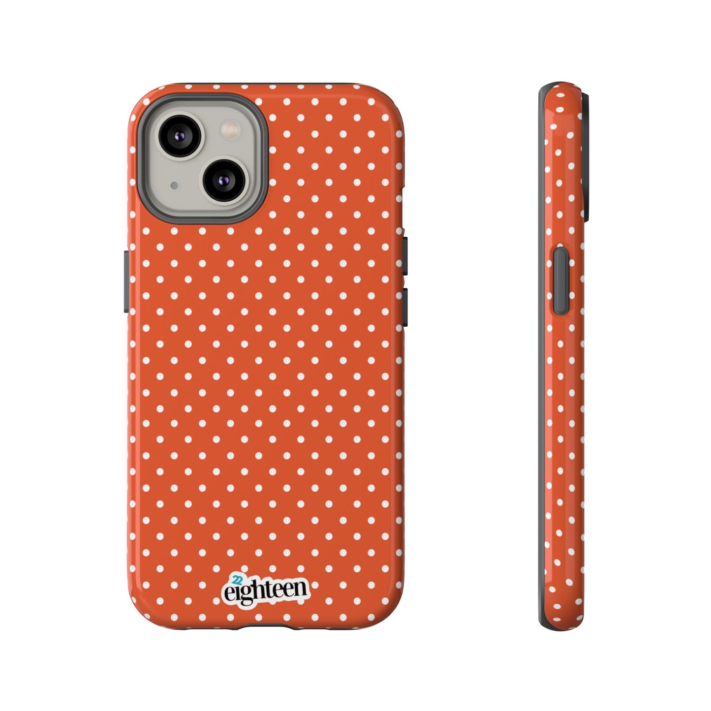 Harvest Orange Dotty Tough Phone Case