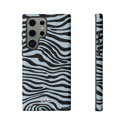 Blue Saharan Stripe Tough Phone Case