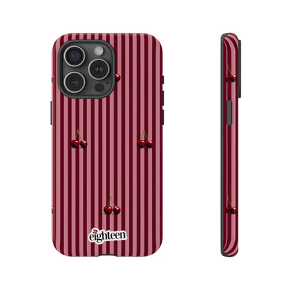 Dark Cherry Tough Phone Case